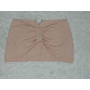 Trina Turk  Shawl  Wrap Knotted Pink‎  100% Cashmere Size Medium